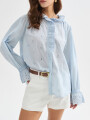 Camisa Jiardin Celeste Claro