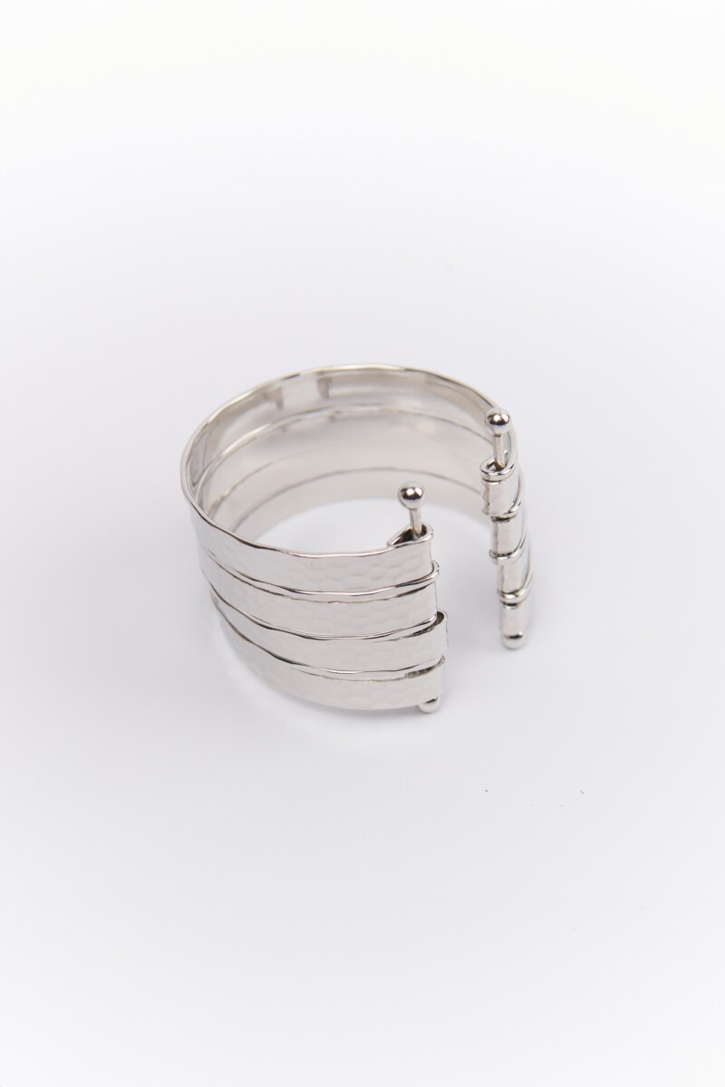 PULSERA CUATRO PLATA