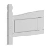Respaldo Queen Madera Maciza 160cm - Blanco Respaldo Queen Madera Maciza 160cm - Blanco