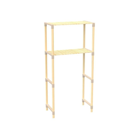 Estanteria Organizado P/Lavarropas 127X33X66Cms Madera Y Pp