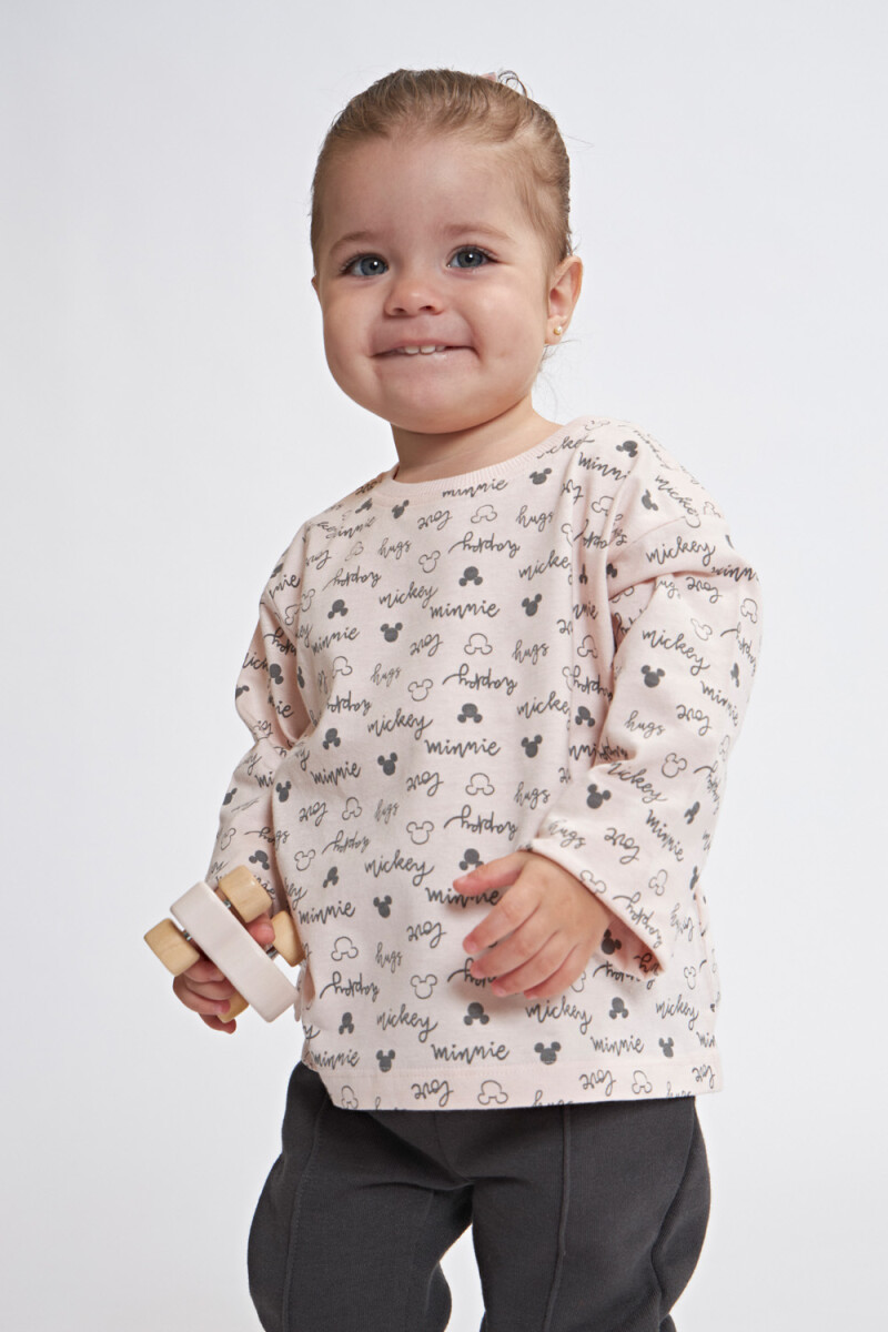 Camiseta ml rayas Rosa