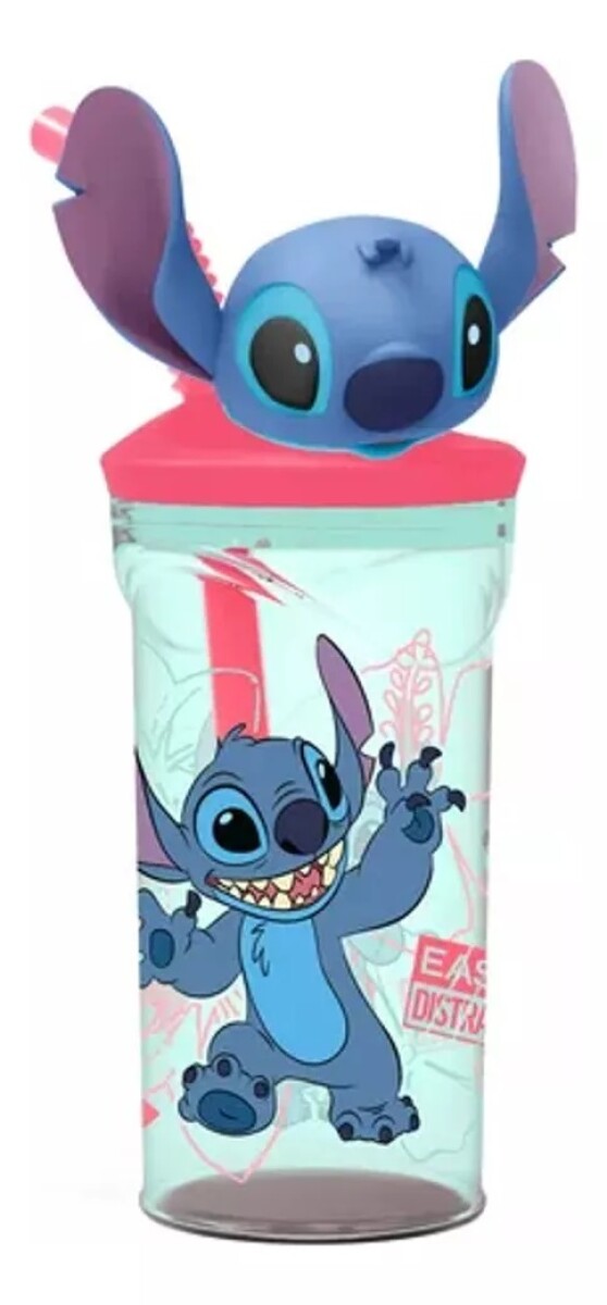 Vaso Sorbete Infantil 360ml Con Figura 3d Stitch 