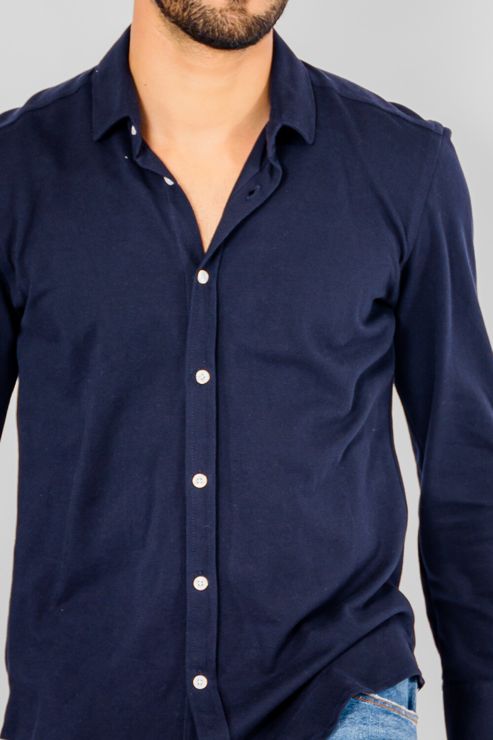 Camisa Fau Azul Marino