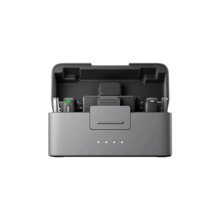 Micrófono Inalámbrico DJI Mic Mini con 2 Transmisores, Receptor y Estuche de Carga Micrófono Inalámbrico DJI Mic Mini con 2 Transmisores, Receptor y Estuche de Carga