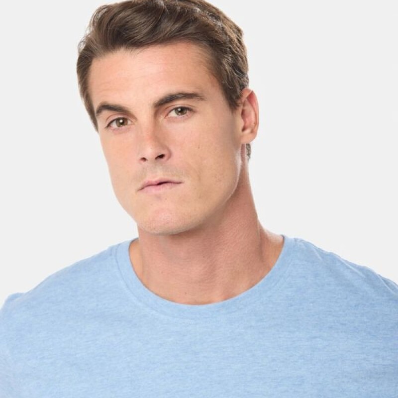 Remera Manga Corta Legacy Azul Melange