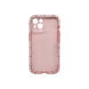 Protector iPhone 13/14 transparente color rosa Protector Iphone 13/14 Transparente Color Rosa