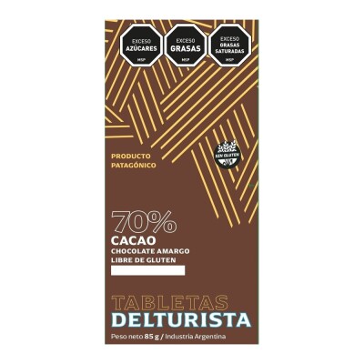 Chocolate dark 70% Delturista Chocolate Dark 70% Delturista