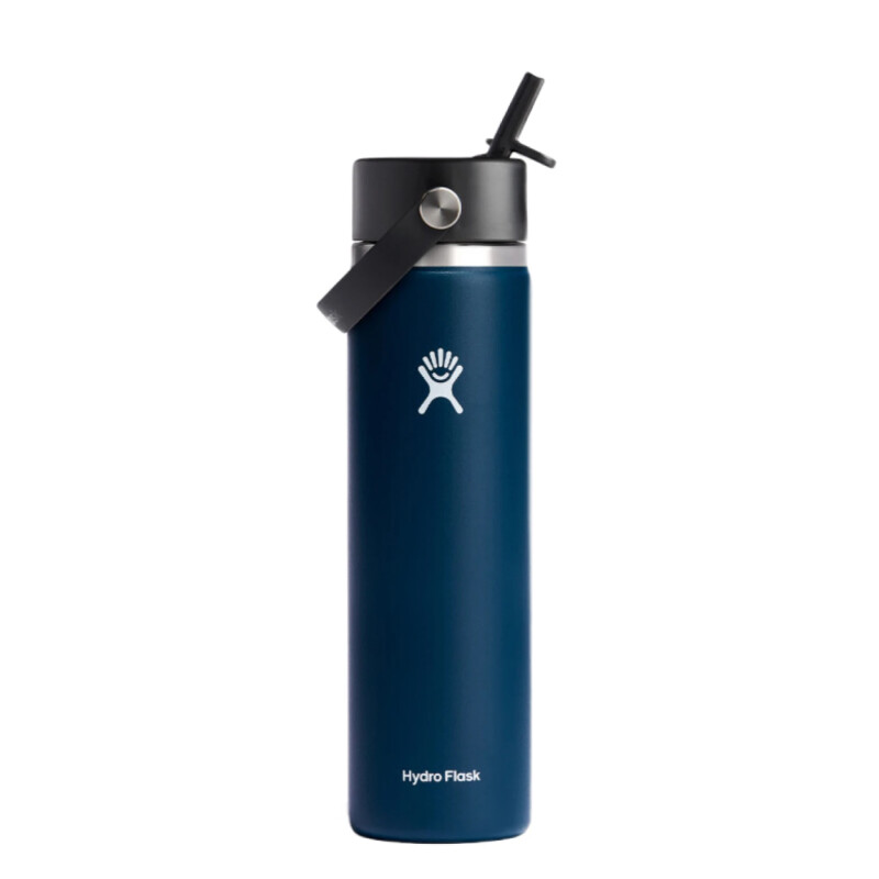 Botella Hydro Flask 24 OZ Wide Straw Cap - Azul Botella Hydro Flask 24 OZ Wide Straw Cap - Azul