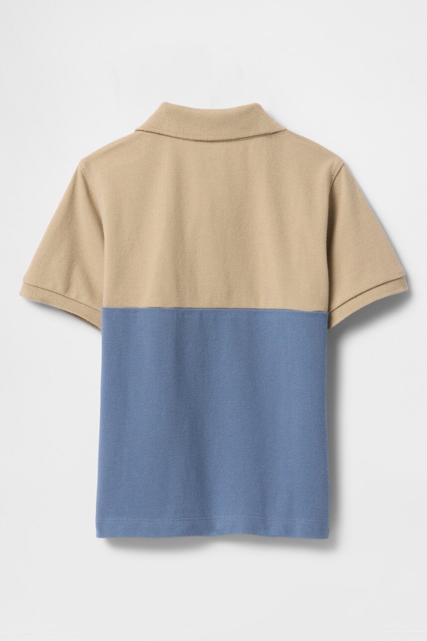 Remera Polo Pique Logo Gap Toddler Niño Khaki