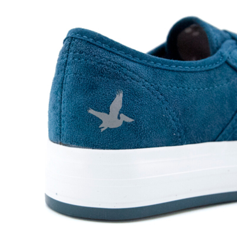 Championes Santa Barbara IBIZA HI suede de Mujer Azul
