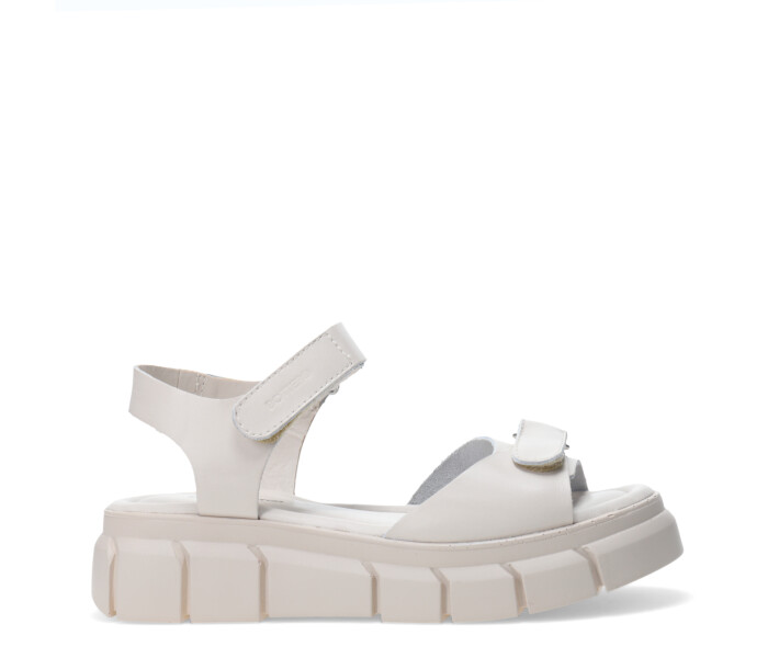 Sandalias de Mujer Bottero s dos velcros Blanco Hueso