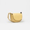 Mini bag Aura en cuero graneado Vainilla