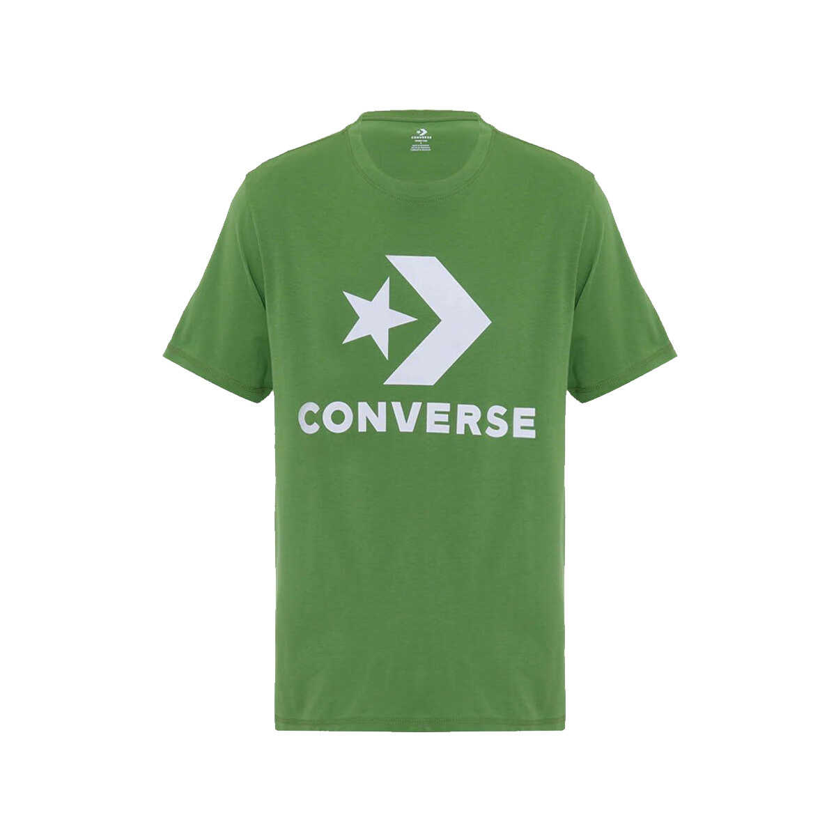 Remera Converse de Hombre - FRONT LARGE LOGO - 10025458A01 - GREEN 