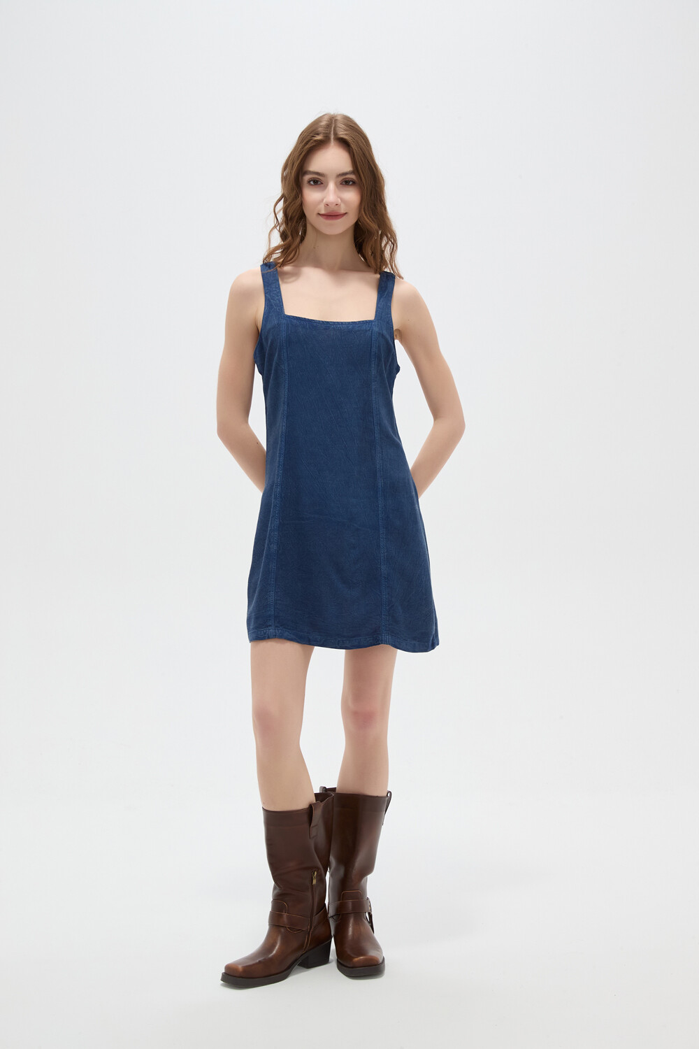 Vestido Pacana Azul Indigo