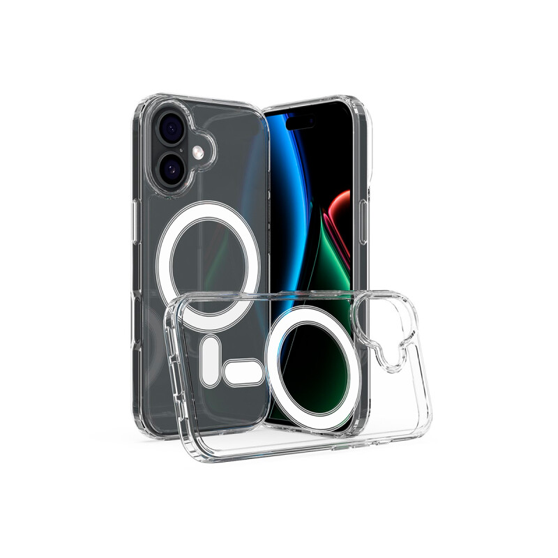 Protector rígido para iPhone 17 transparente con MagSafe Protector Rígido Para Iphone 17 Transparente Con Magsafe