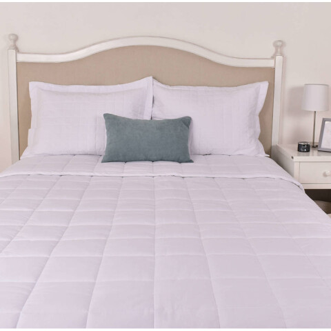 Cubre Camas 2 Plazas King Blanco 290x240 200 Hilos Cubre Camas 2 Plazas King Blanco 290x240 200 Hilos