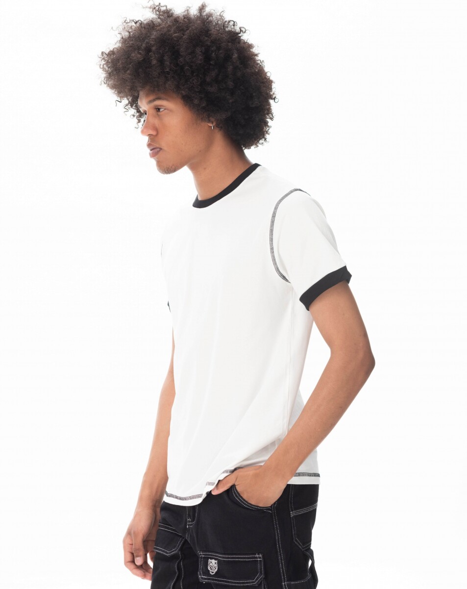 Remera Lisa - blanco 