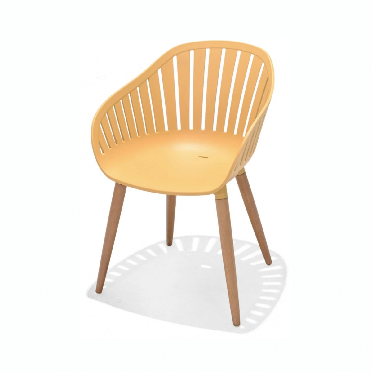 Silla De Exterior RUSTICO Nassau Carver Patas De Eucalipto - Miel 