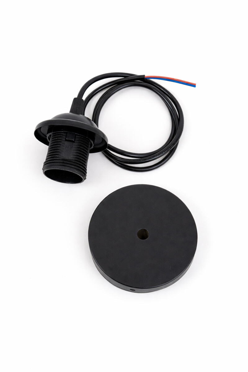 Portalámpara Clair - Negro 