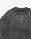 Knitwear Sweaters Sweater Tejido Con Hotfixs - Gris Medio