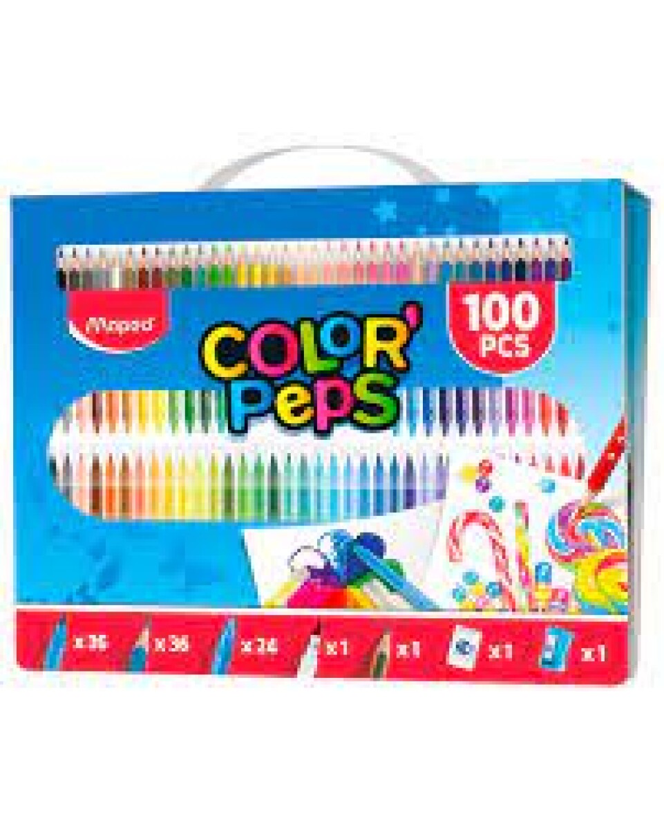 Set Maped Color Peps x 100 pcs 