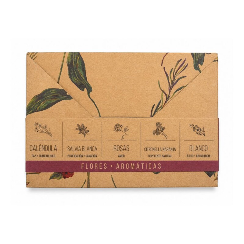 SAHUMITOS SAGRADA MADRE X5 Flores Aromáticas