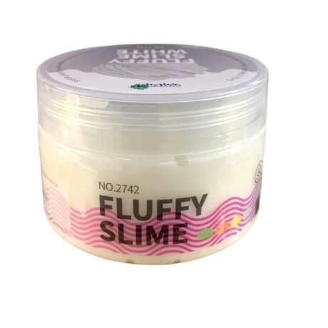 SLIME Baba Esponjosa Blanco pastel