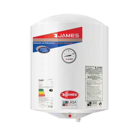 Calefón Termotanque James 40L Acero Clase B 001