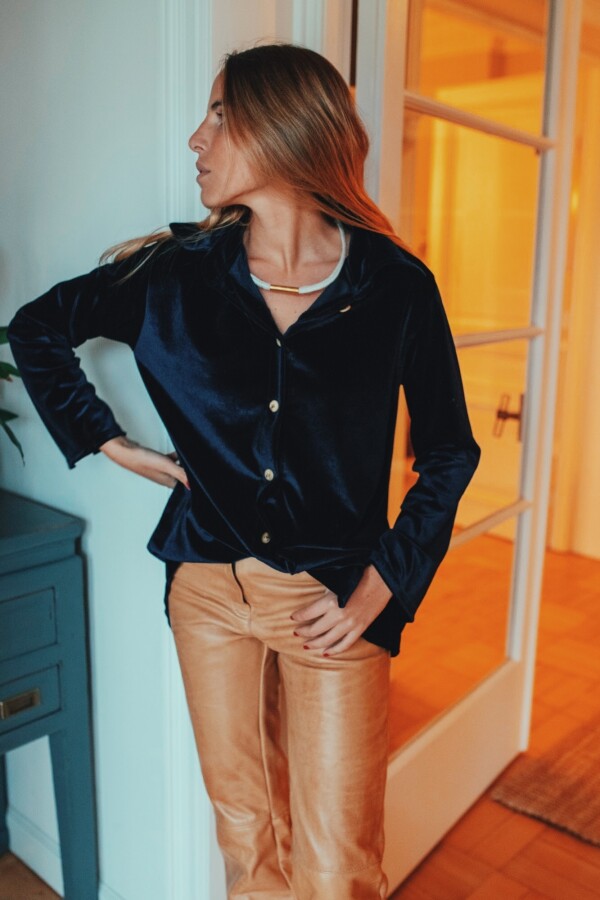 Velvet Shirt Azul