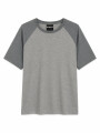 REMERA ROTU GRIS MELANGE M