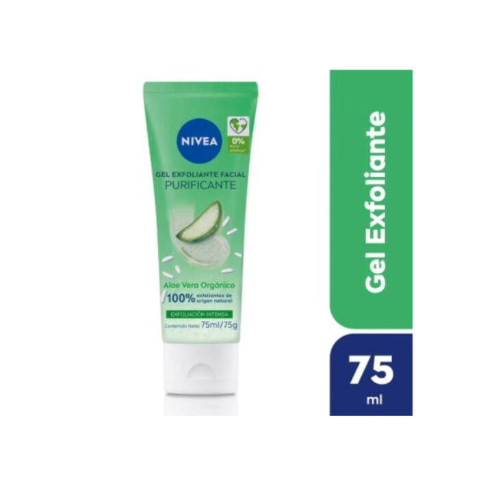 NIVEA FACIAL GEL EXFOLIANTE CON ALOE VER única