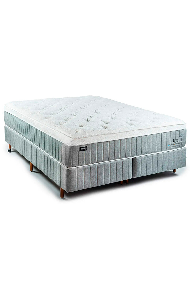 New Agustin COLCHON DE RESORTES QUEEN NEW AGUSTIN 158X198X36CM