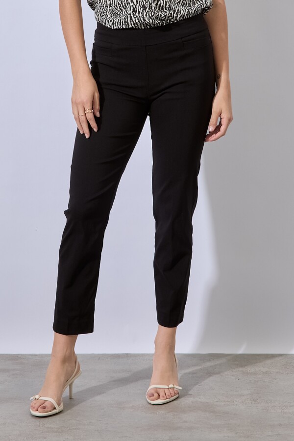 Pantalon Recto Modelador NEGRO