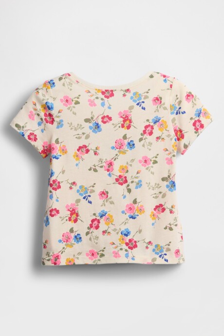 Remera Logo Gap Toddler Niña New Off White