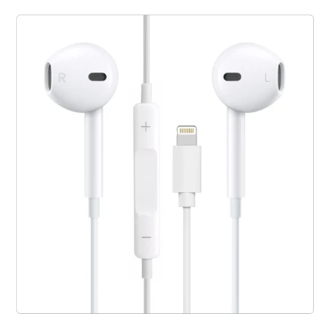 Auriculares Miccell Lightning c/ manos libres 1.15 metros Auriculares Miccell Lightning c/ manos libres 1.15 metros
