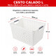 Cesto calado G 35,5 X 25,5 X 21 BLANCO