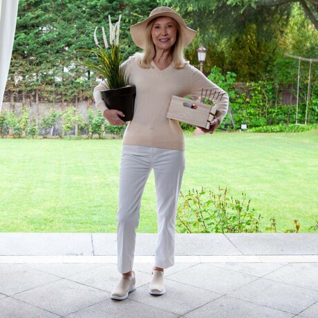 Zapatillas de calzado fácil - Ezy Fit Beige