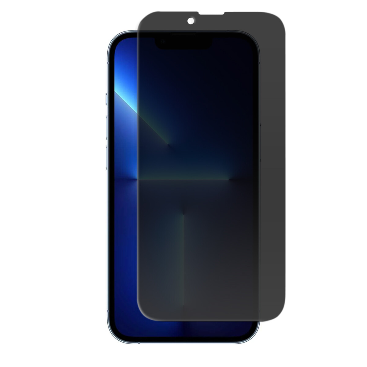 Vidrio Templado 9H con Filtro de Privacidad para iPhone 13 Pro Max - Transparente 