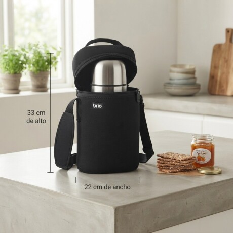 Matera Neopreno brio para Termo 1Lt Negro