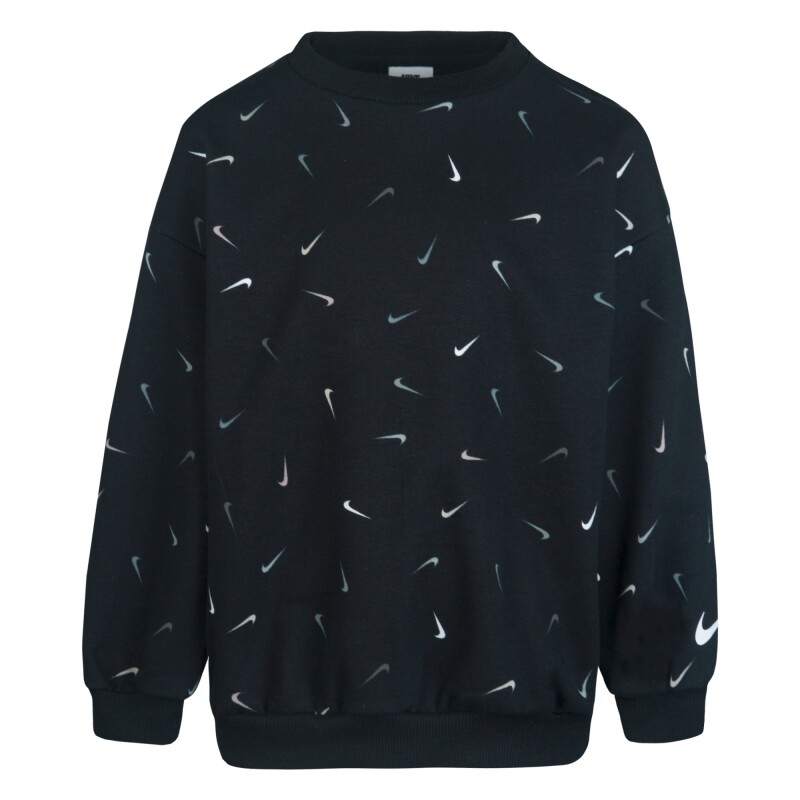 Remera Nike Snack Pack Media larga de Niños Negro