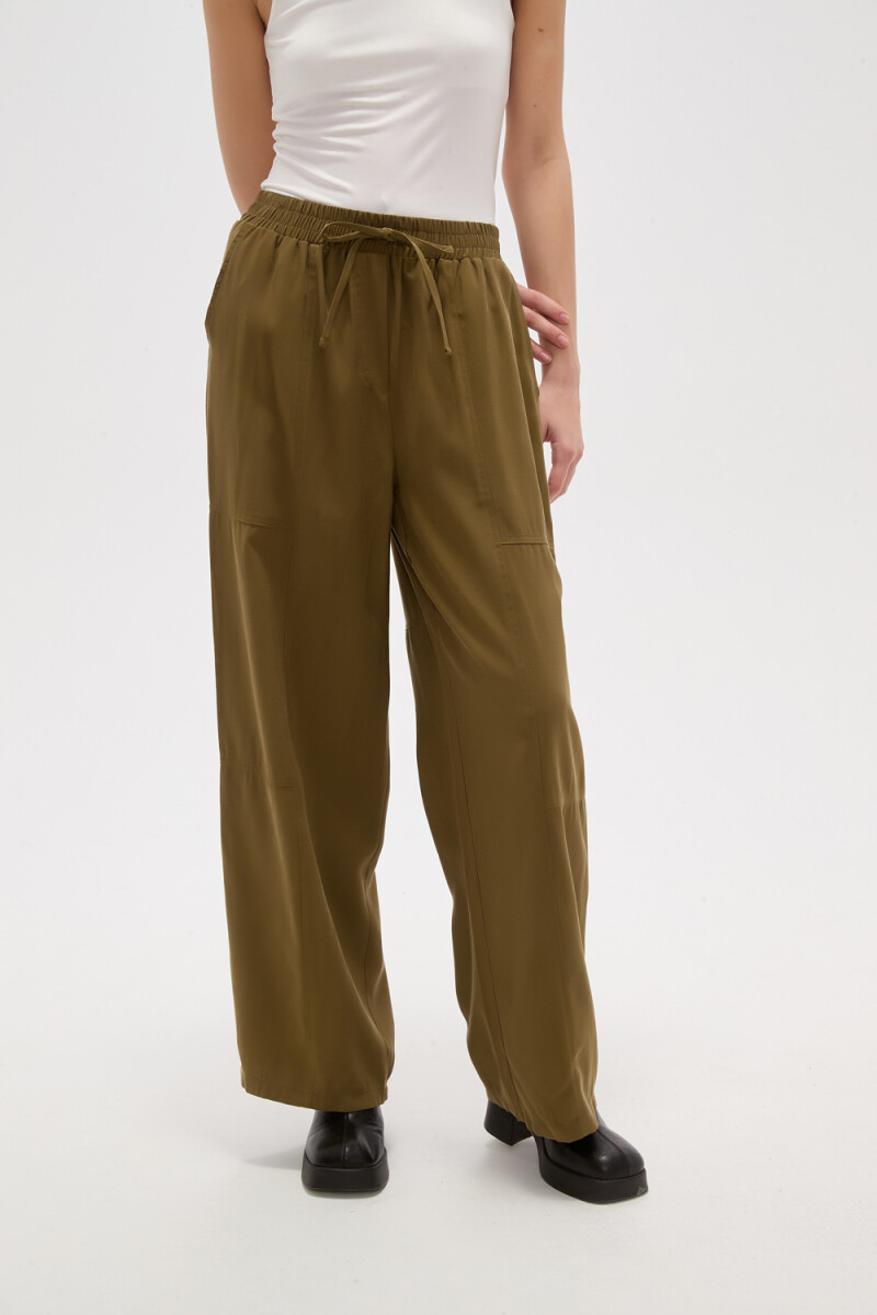 Pantalon Calen - Verde Oliva 