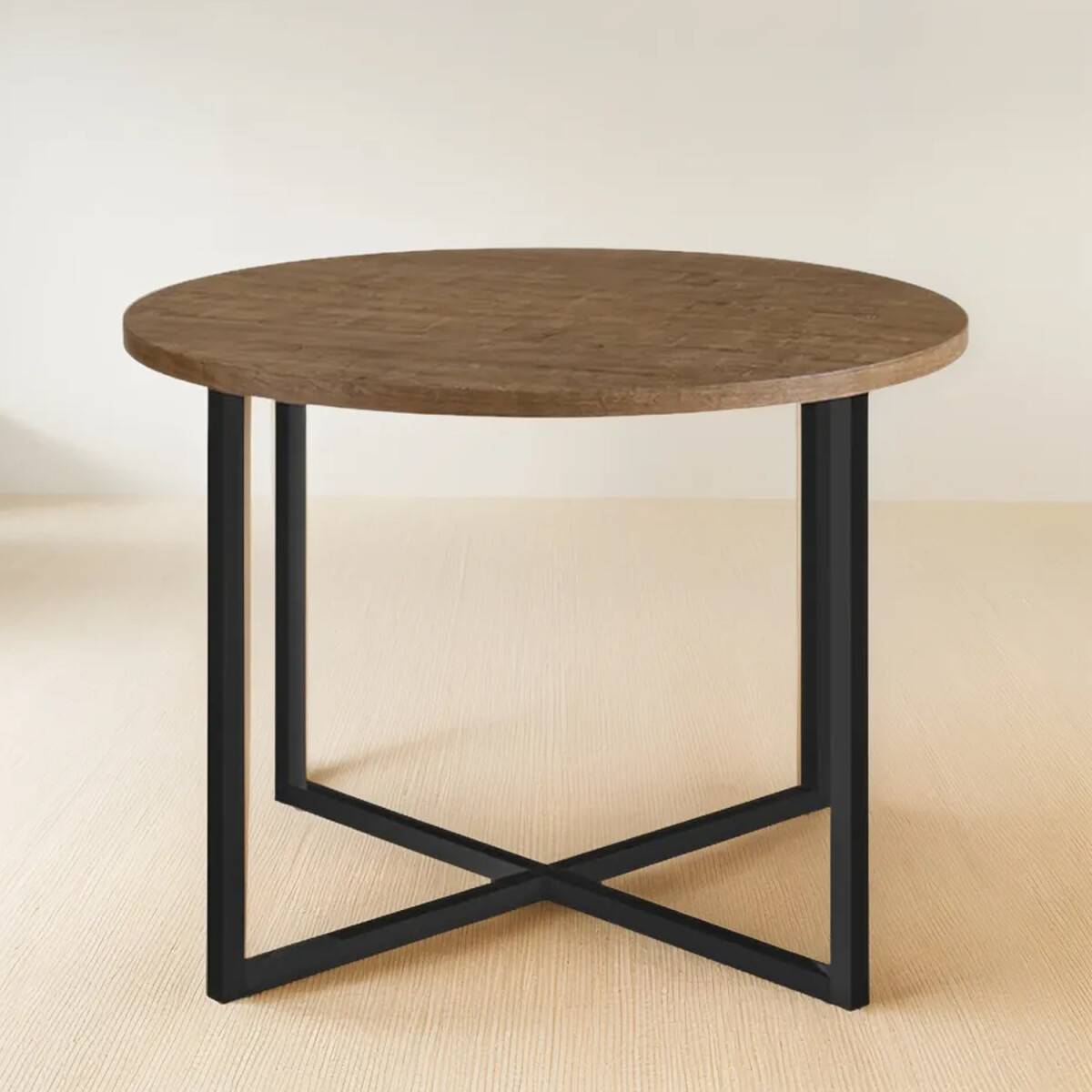 Mesa De Centro Circa Alta Unsi Hierro Madera - MESA DE CENTRO CIRCA ALTA 