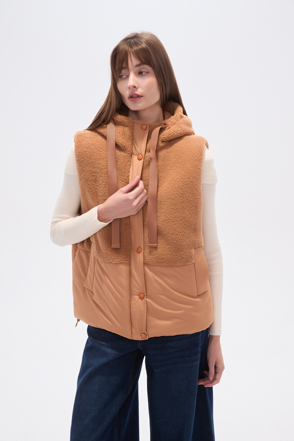 Chaleco Cindis Caramelo