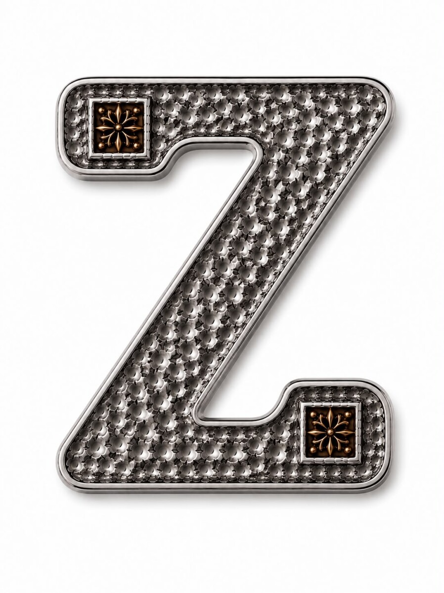 Letras Plata y Oro - Z 