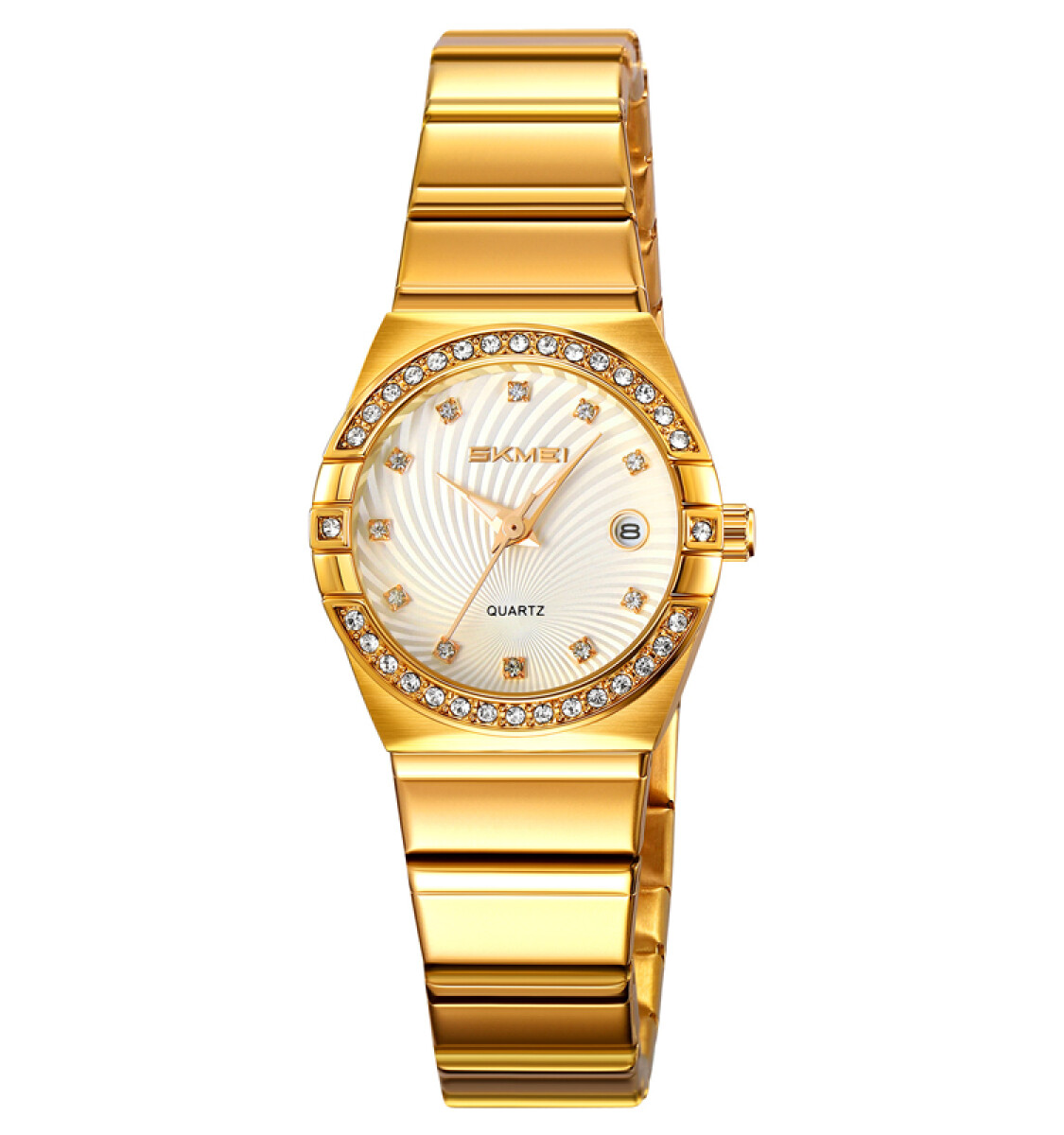 Reloj Skmei 2342gd Color Dorado Para Mujer 