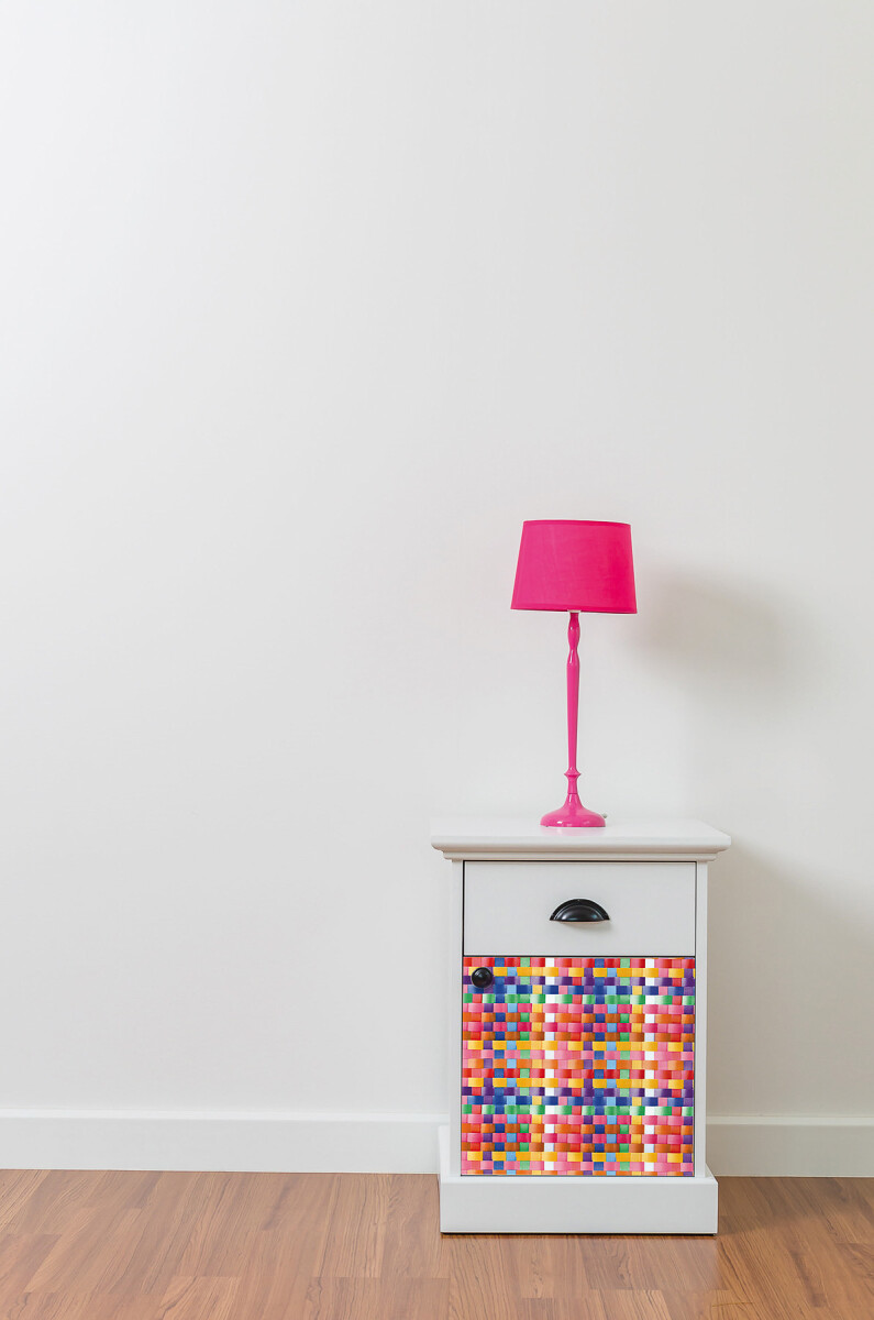 WALLPOPS BASKET MULTICOLOR ADHESIVE FILM - N/A 