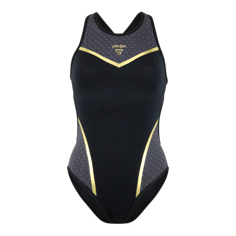 Phelps - Malla de Baño para Mujer Vela Elite Training Suits SW421019928 - Uv Upf 50+. 28. 001