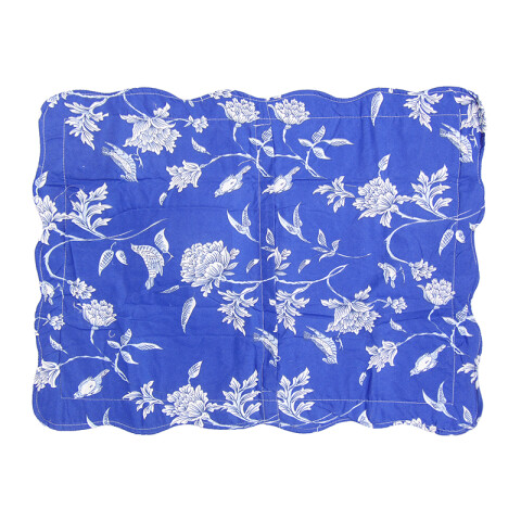 Fundas para Almohadas H&K Florencia 50 x 70 cm Flores Azules