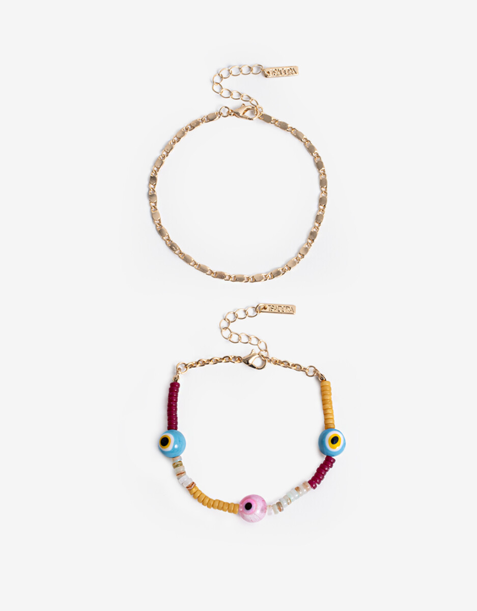 Set Pulseras Beads 