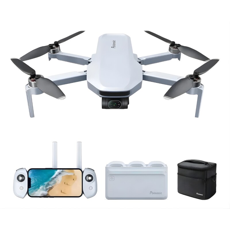 Dron Potensic Gris Atom 3-axis 6km Gimbal 4k Fly More Combo Dron Potensic Gris Atom 3-axis 6km Gimbal 4k Fly More Combo